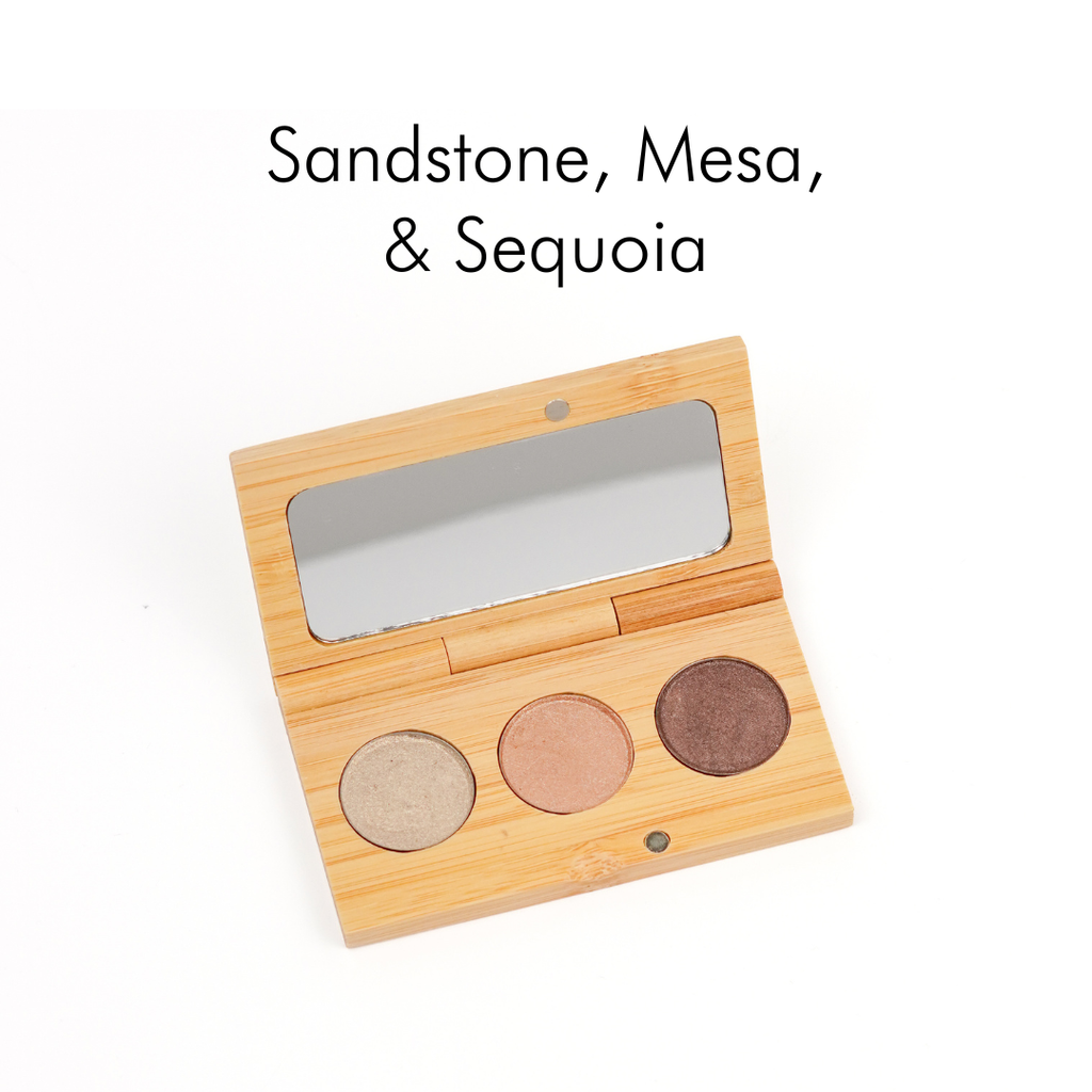 Pressed Mineral Eyeshadow | Refillable Zero Waste Makeup: Prairie