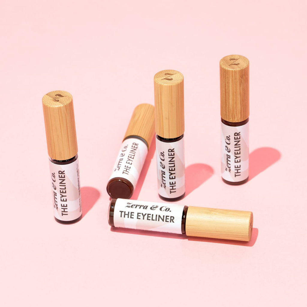 The Eyeliner | Natural Refillable Liquid Eyeliner: Shimmer Brown