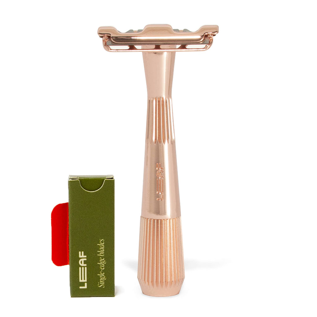 Leaf Single-Edge Razor - Twig & Thorn: Chrome / Twig
