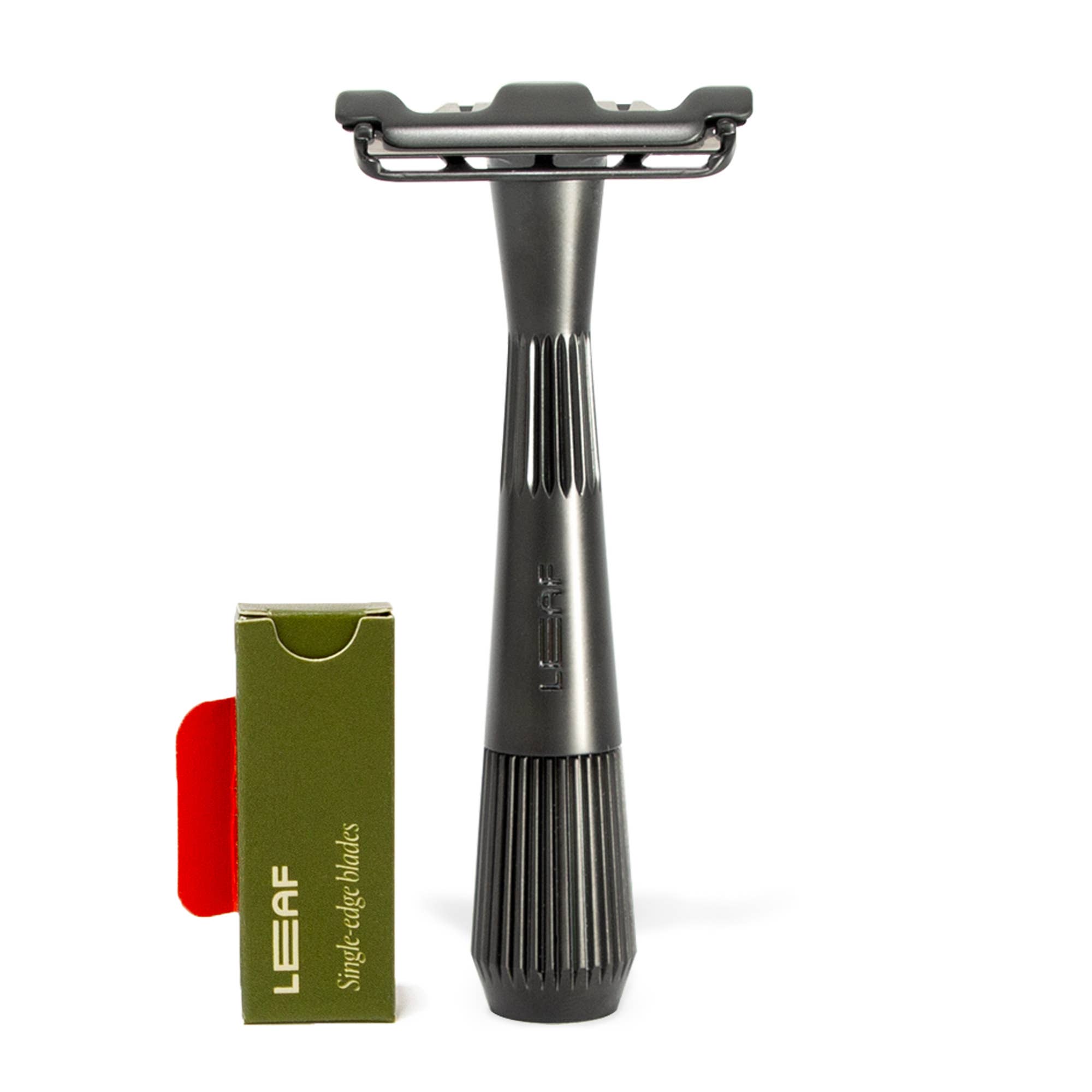Leaf Single-Edge Razor - Twig & Thorn: Chrome / Twig