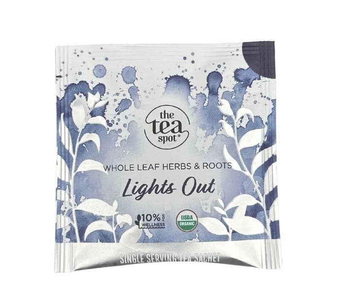 Lights Out, Organic Sleepy Tea: Retail Pouch (15 Sachets) - 5 units