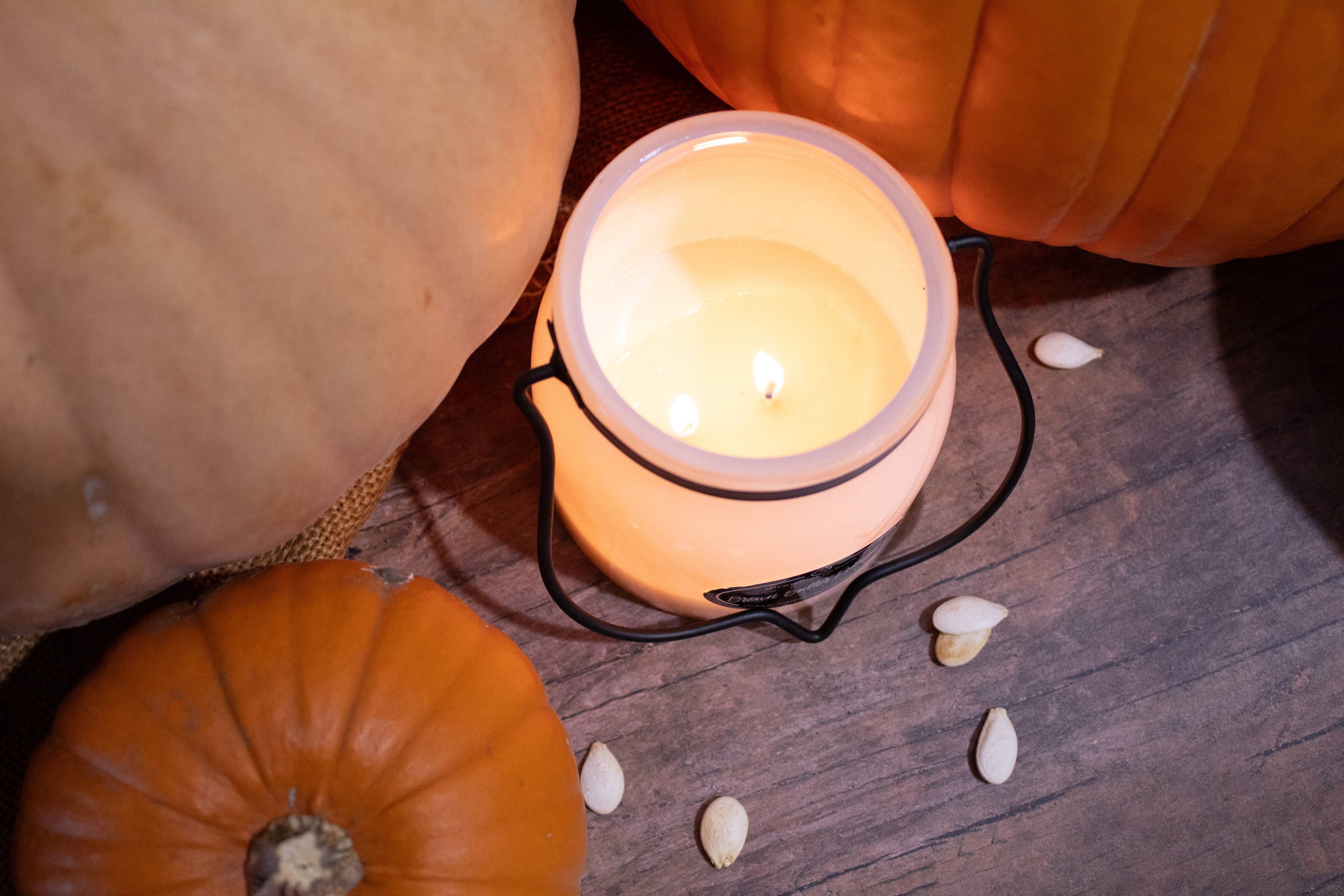 16 oz Butter Jar Candle: Brown Butter Pumpkin