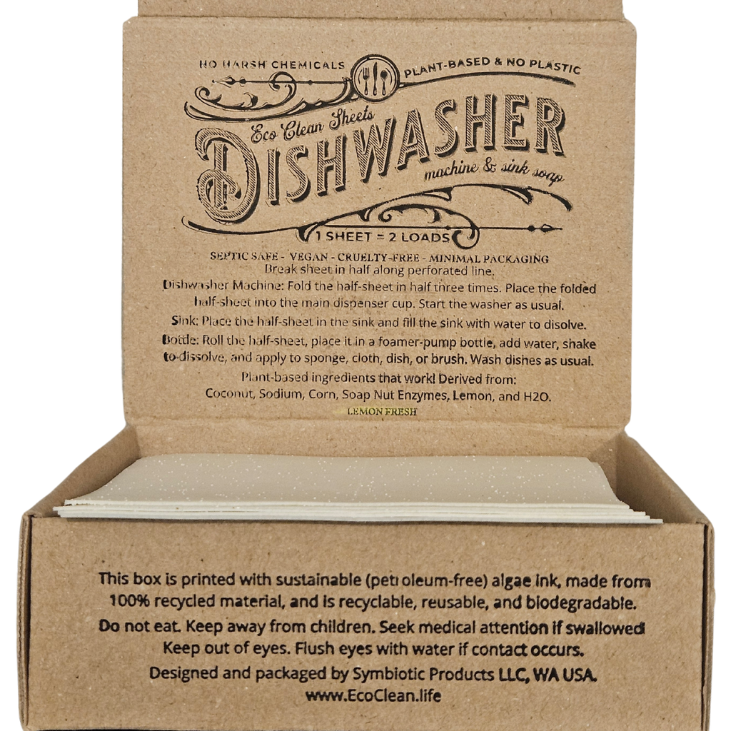 Dishwasher Sheets | 100 Loads