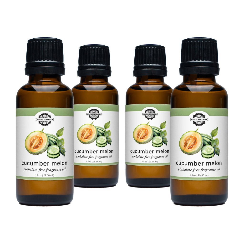 Cucumber Melon Phthalate-Free Fragrance Oil: - 1 oz Retail Glass Vials