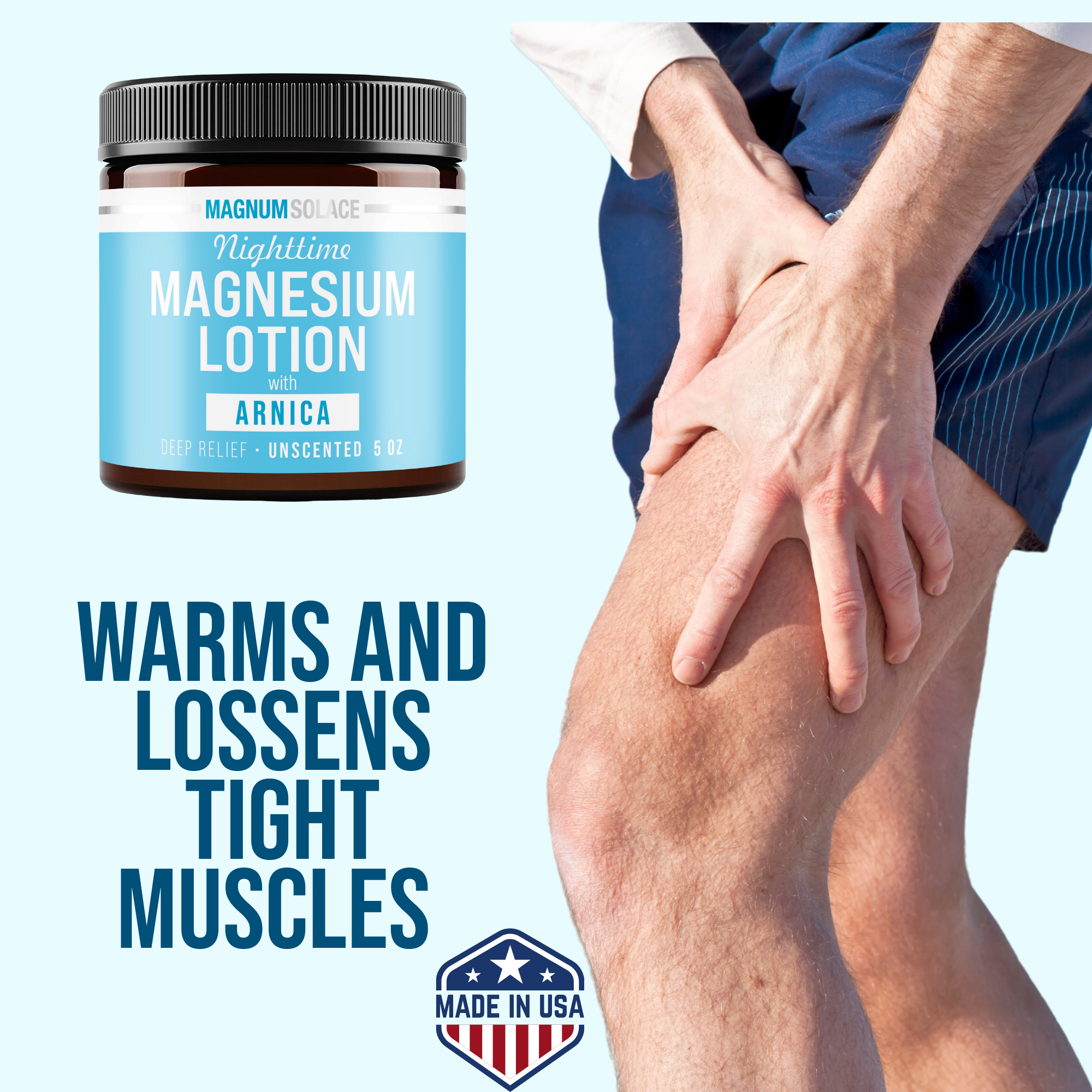 Nighttime Magnesium Lotion with Arnica: Lavender