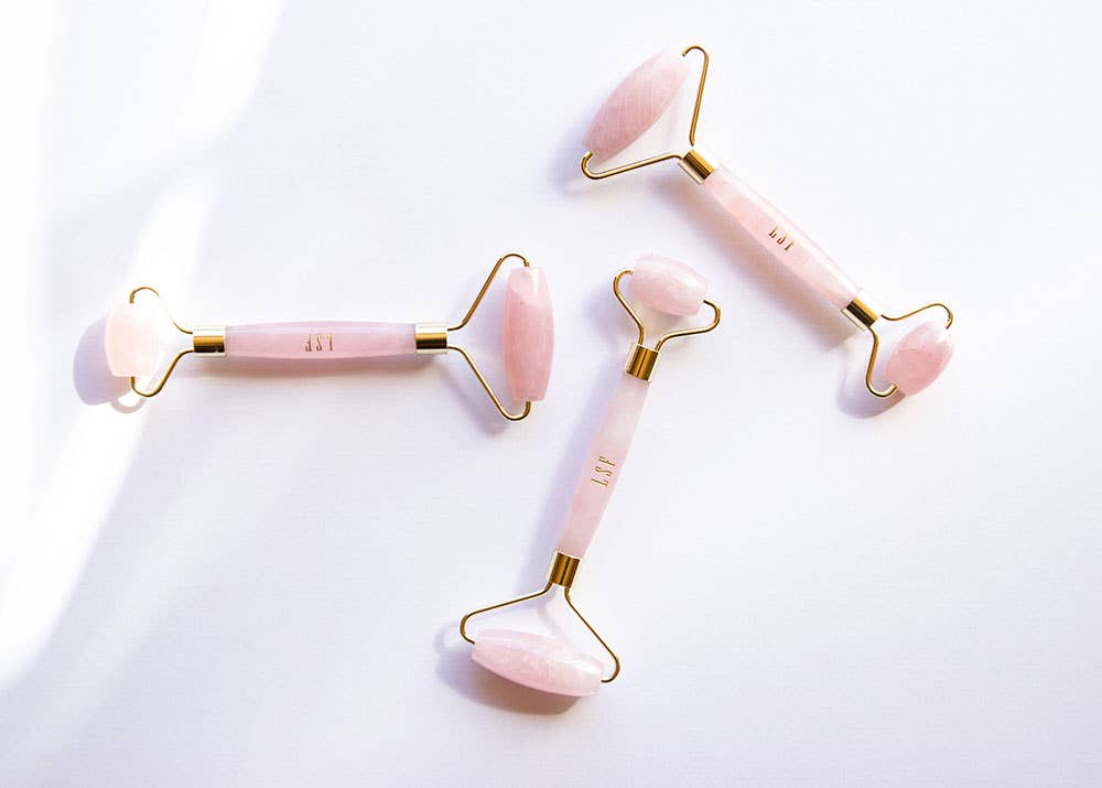 Rose Quartz Facial Roller