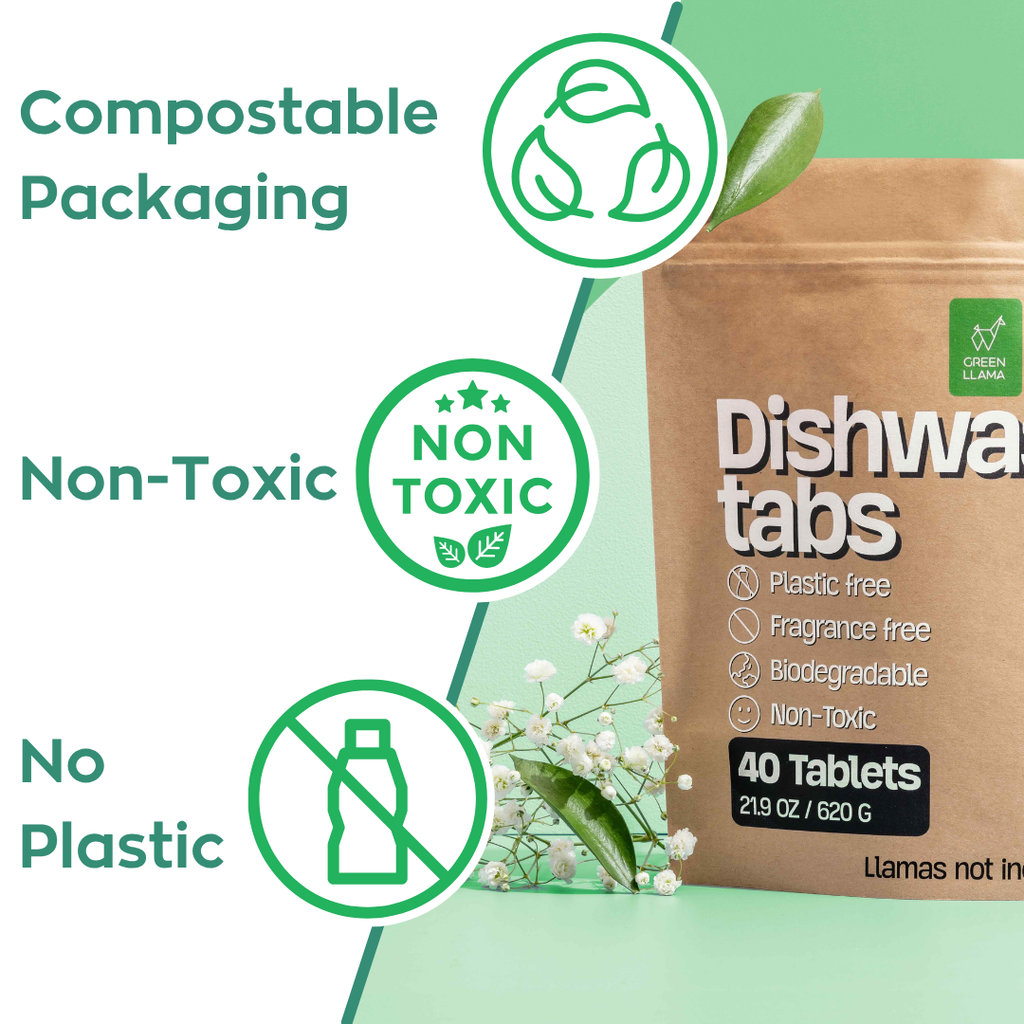DishWasher Tabs / Refill oz Unscented, PVA Free