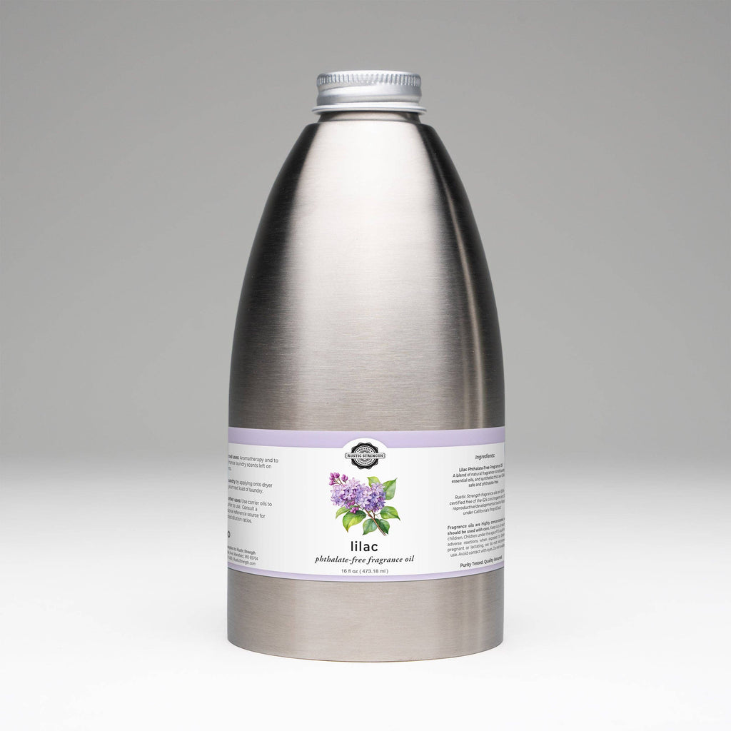Lilac Phthalate-Free Fragrance Oil: - 1 oz Retail Glass Vials
