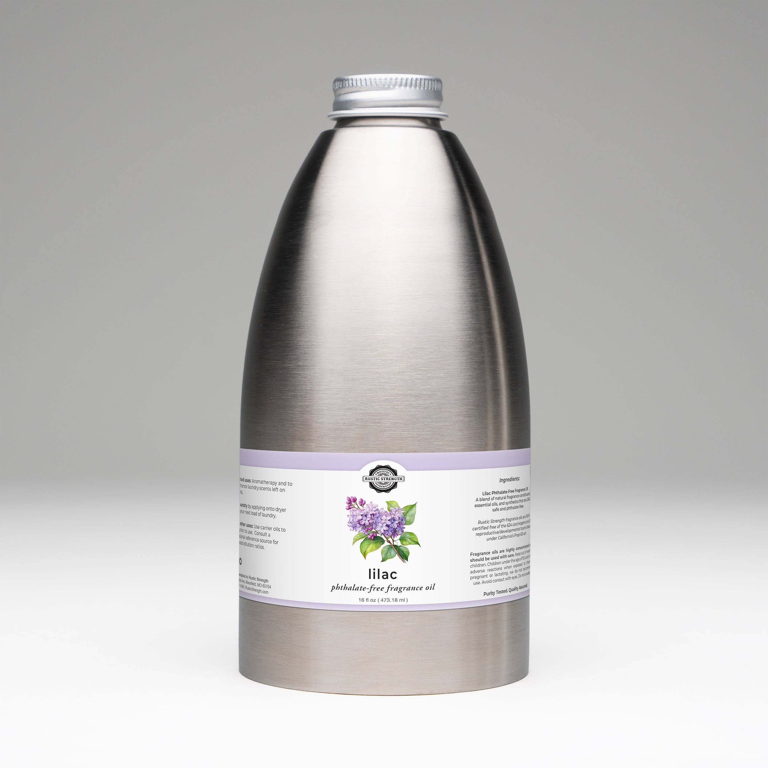 Lilac Phthalate-Free Fragrance Oil: - 1 oz Retail Glass Vials