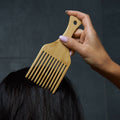 Bamboo Hair Pick | Faire Market Bestseller