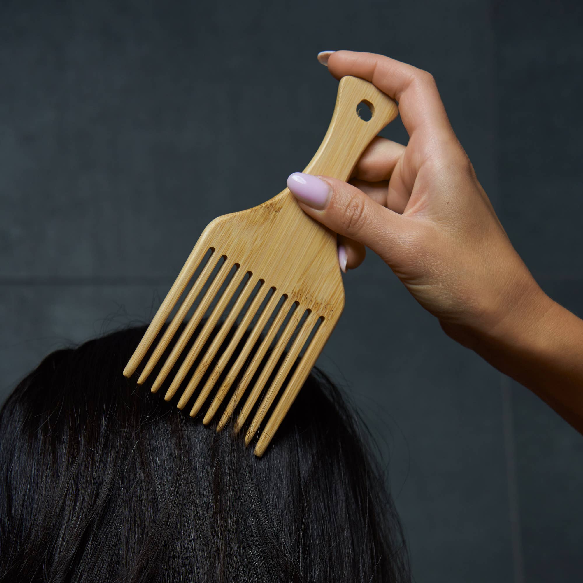 Bamboo Hair Pick | Faire Market Bestseller