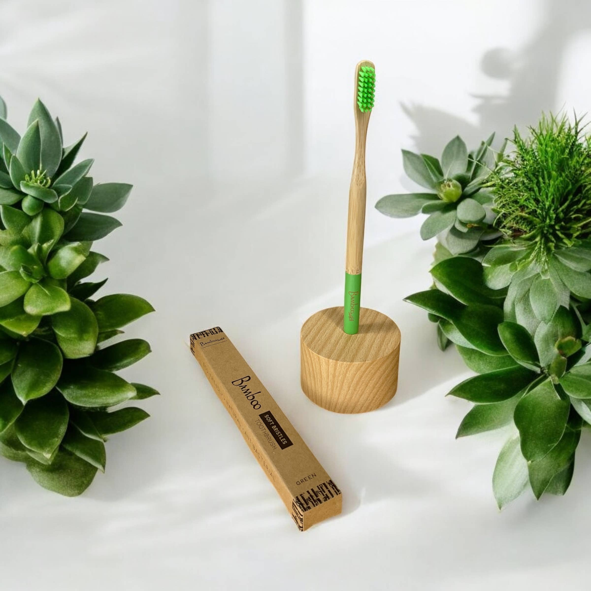 Adult Bamboo Toothbrush | Earth Day Bestseller: White