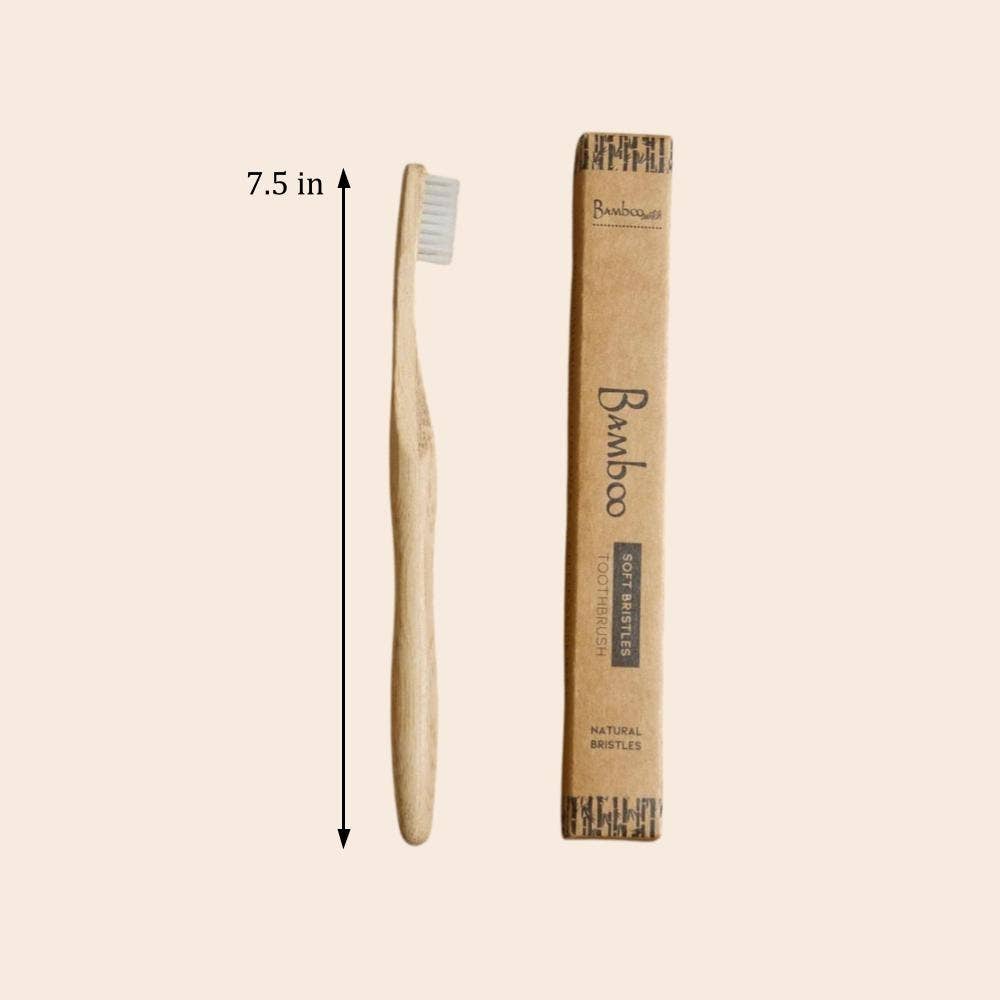 100% Compostable Bamboo Toothbrush | Bestseller