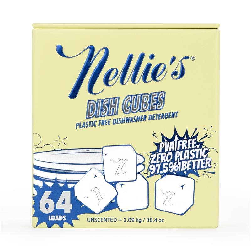 Dish Cubes  - Plastic-Free Dishwasher Tablets - 64 Load Tin