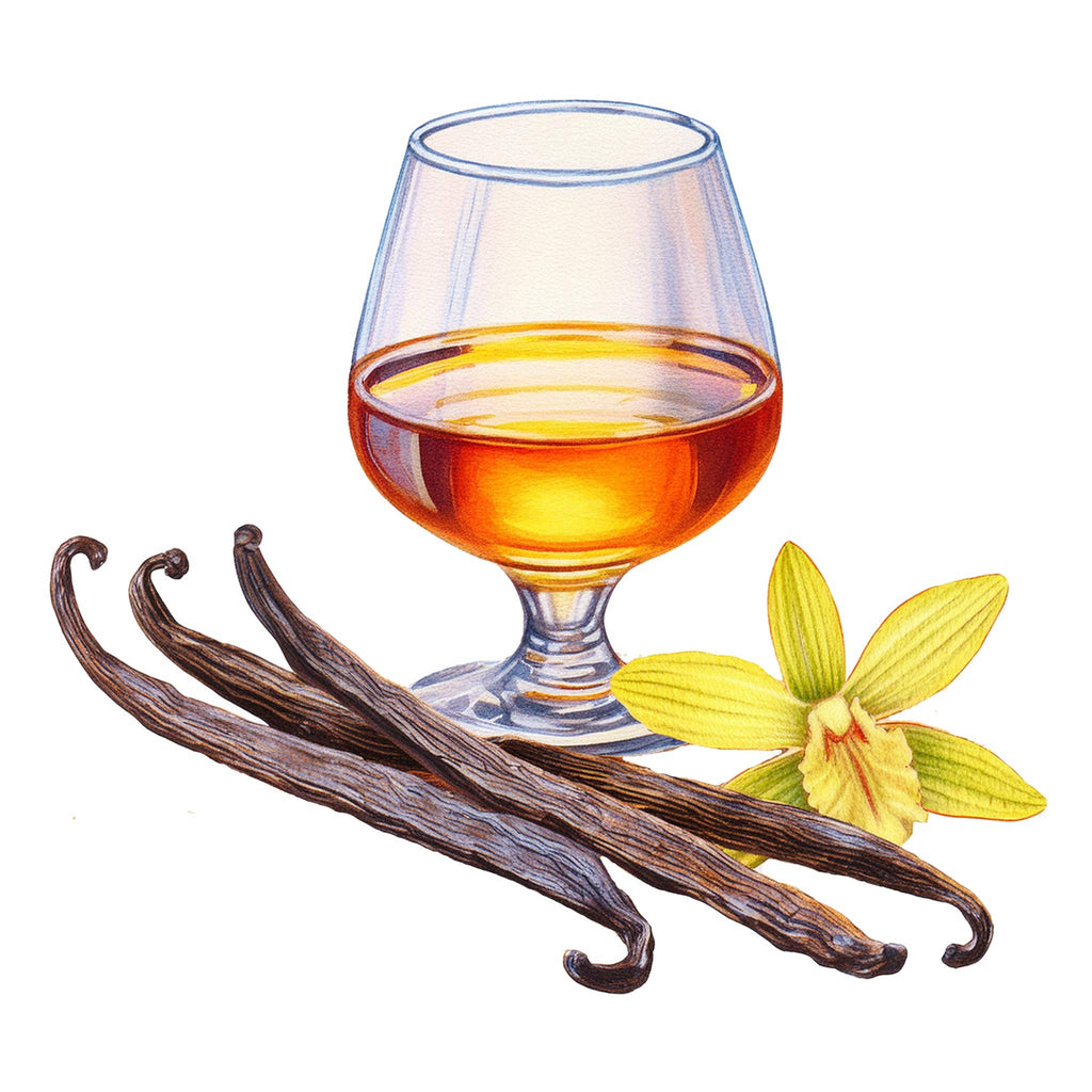 Vanilla Bourbon Phthalate-Free Fragrance Oil: - 1 oz Glass Vials