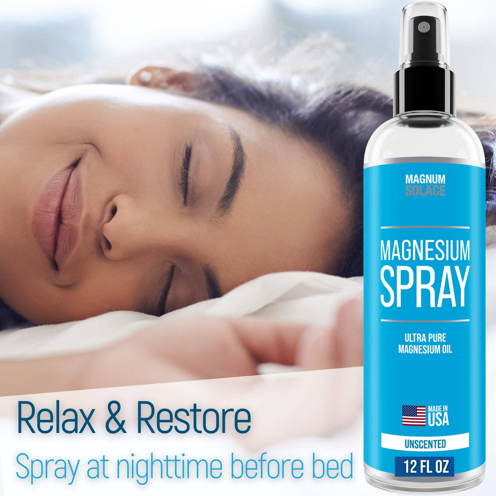 Magnesium Oil Spray for Restless Legs, Sleep, Muscle Relief: 6 oz