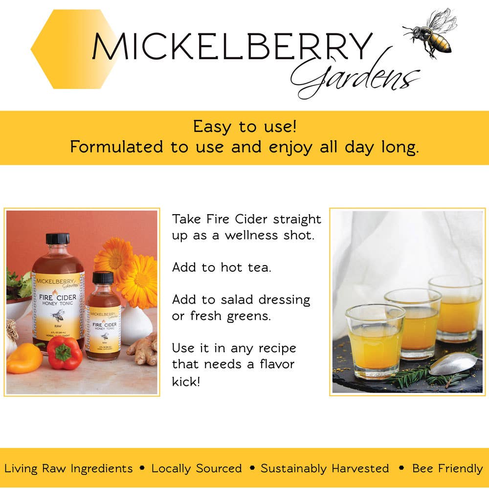 Fire Cider Honey Tonic — immune booster: 8oz