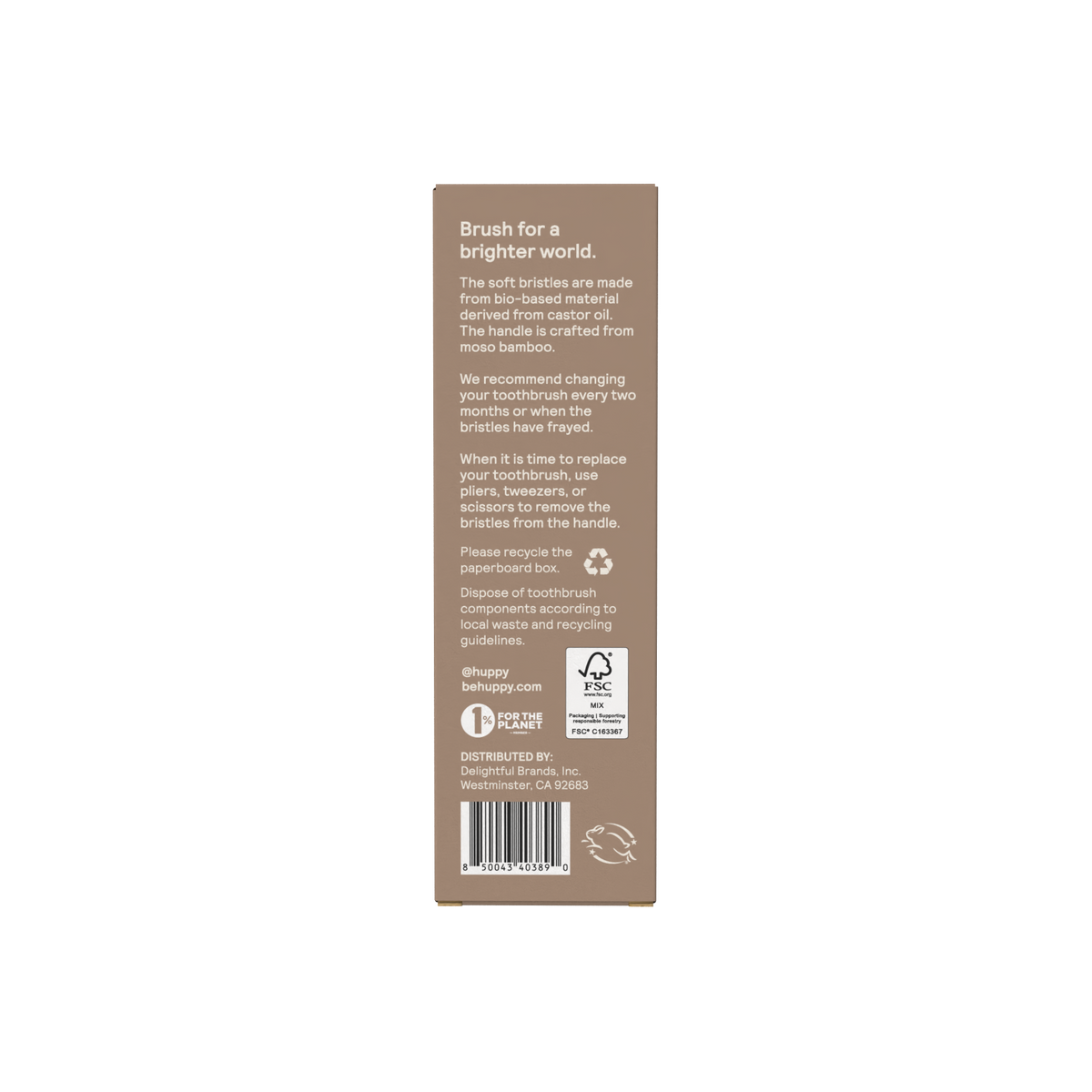 Bamboo Collapsible Travel Toothbrush