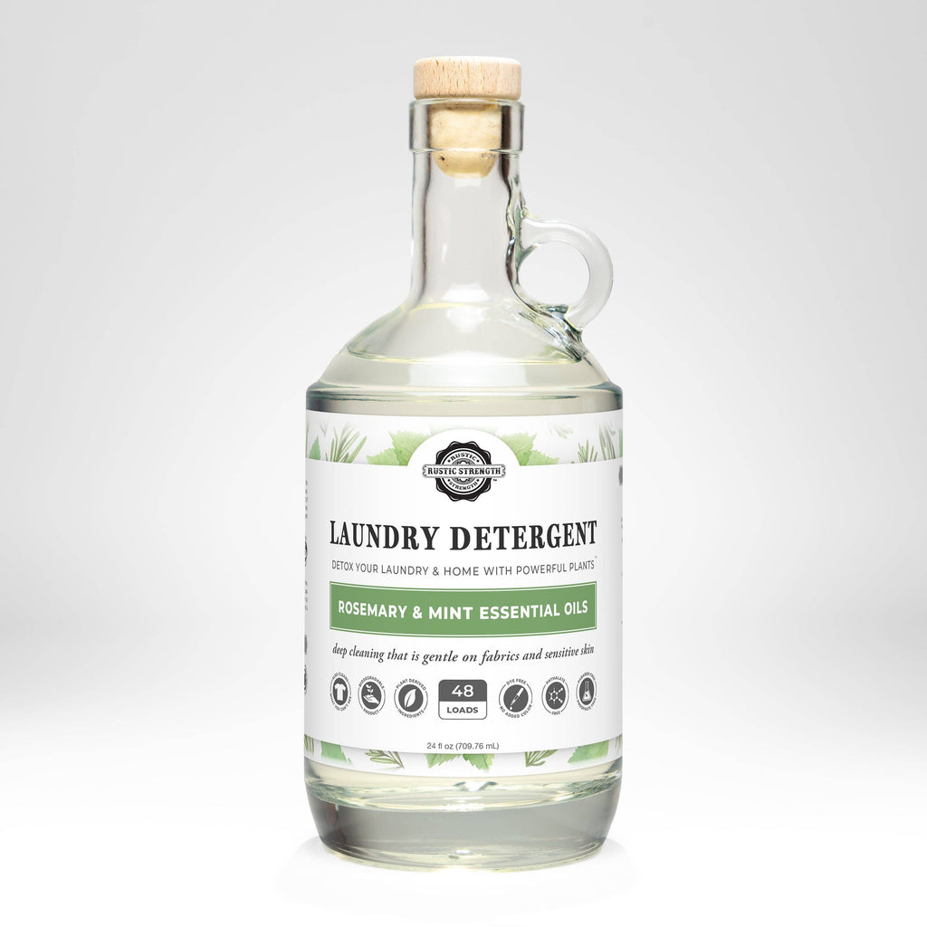 Laundry Detergent | 24 oz Glass Bottle: Fresh Linen