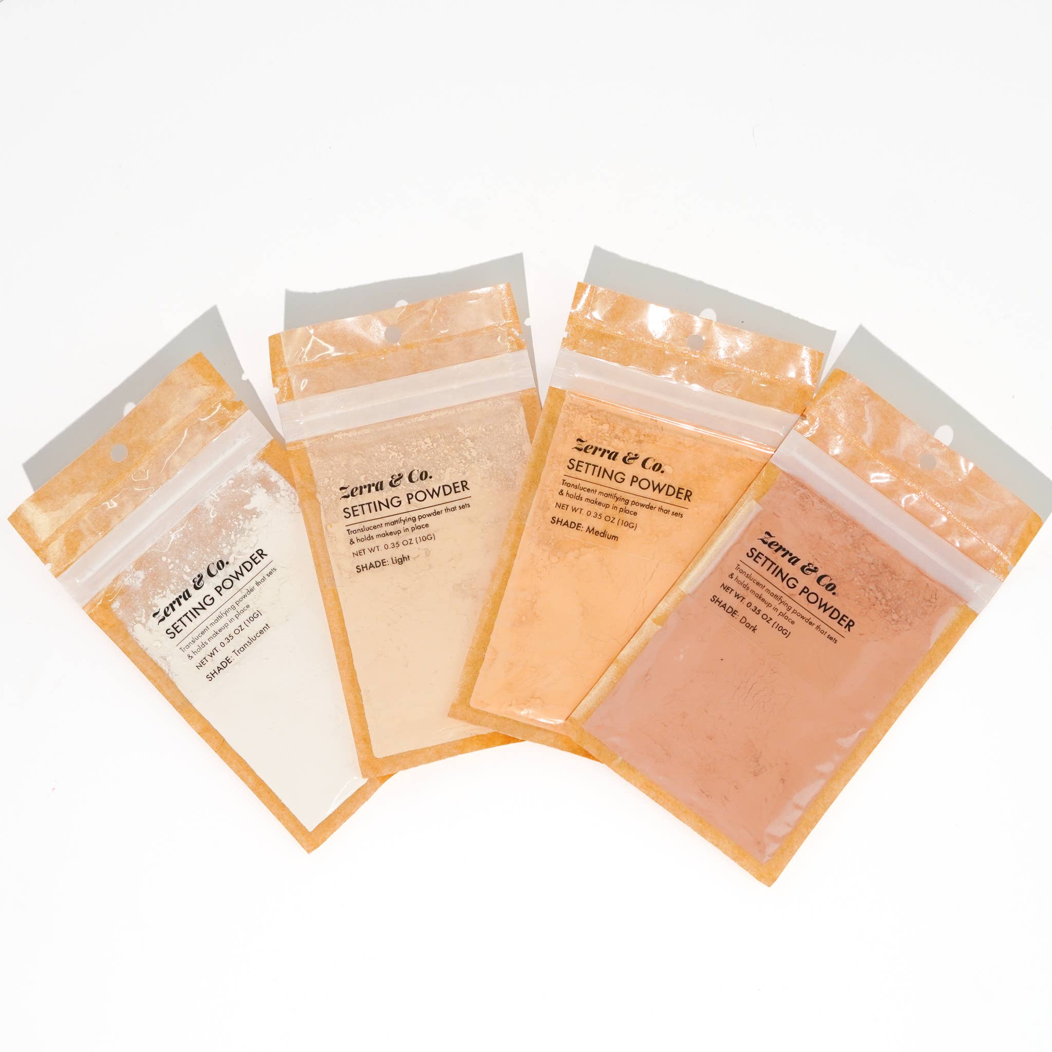 Setting Powder Pouches | Talc-Free Zero Waste Makeup: Medium