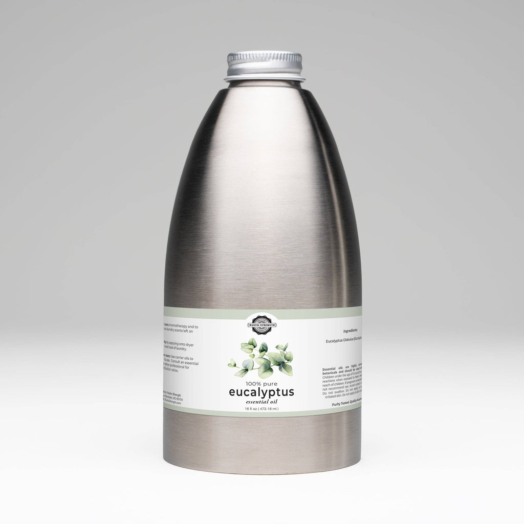Eucalyptus Essential Oil: - 1 oz Retail Glass Vials