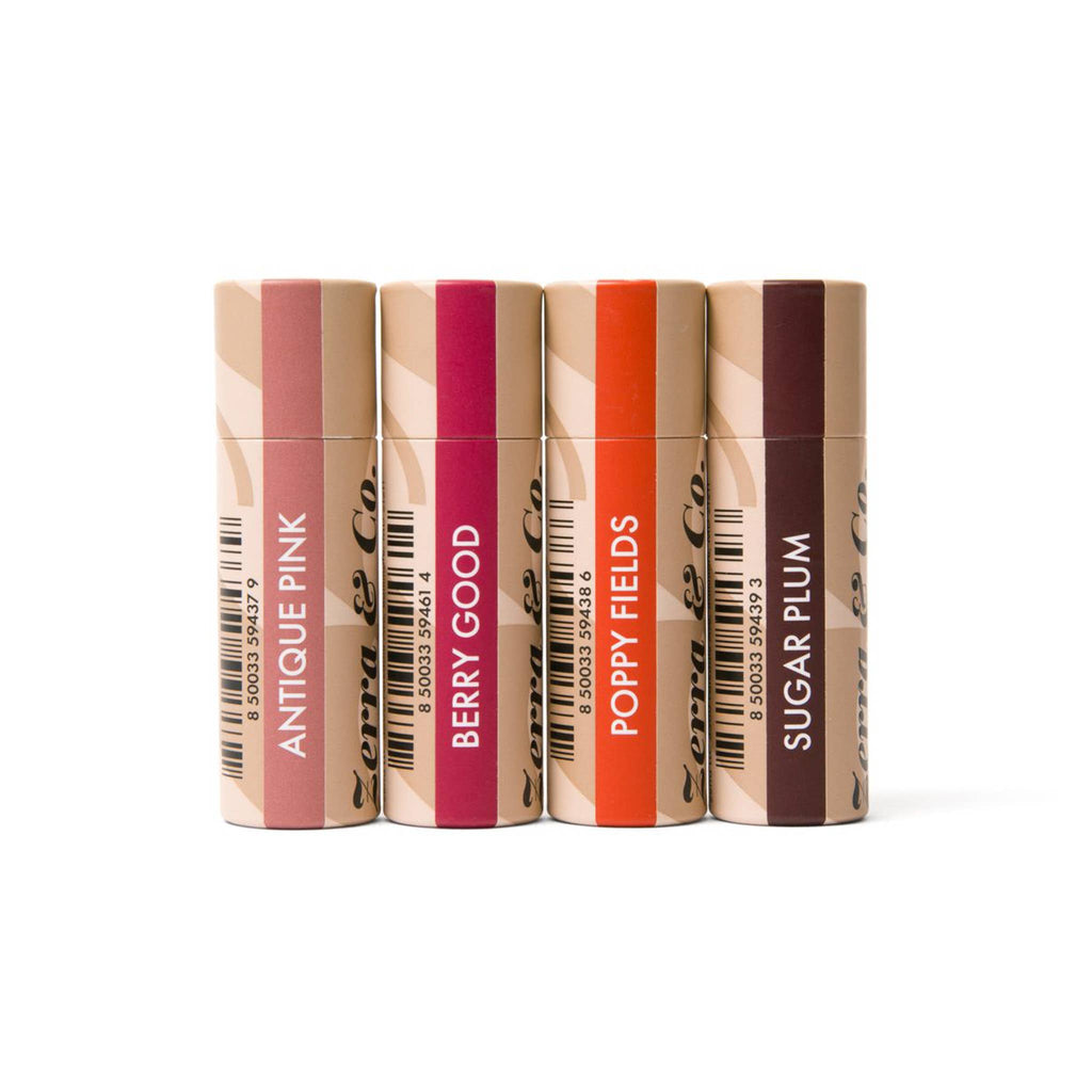 Tinted Lip Balm | Vegan Sheer Jumbo Zero Waste Lip Balm: Poppy Fields