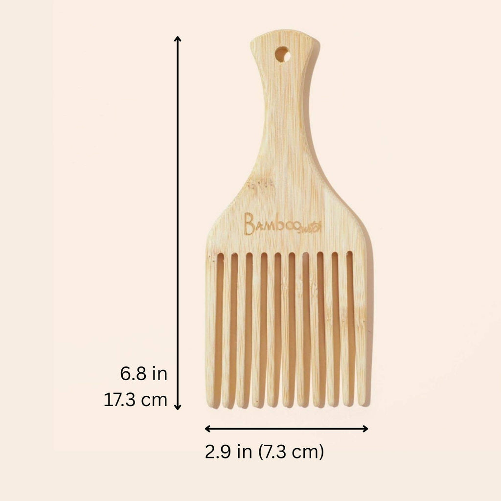 Bamboo Hair Pick | Faire Market Bestseller
