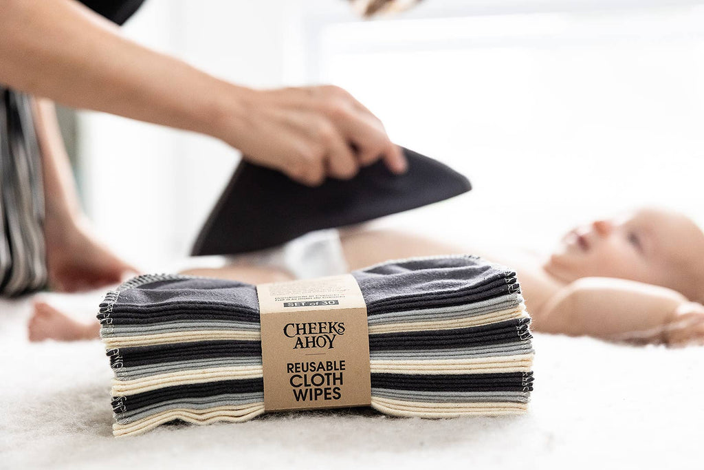 Cloth Wipes: Black / 10pk