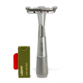 Leaf Single-Edge Razor - Twig & Thorn: Chrome / Twig
