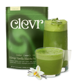 Honey Vanilla Matcha SuperLatte (14 Lattes) | Instant Ceremonial Grade, Superfood Powder Blend, Oat Milk, Lions Mane, Reishi Mushroom, Coconut Cream, Ashwagandha, Serve Hot or Iced