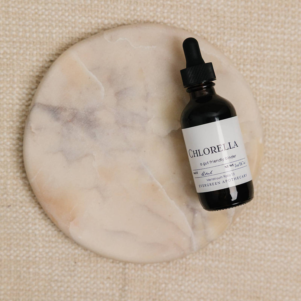 Chlorella, gut friendly binder - tincture