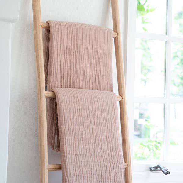 Handmade Wooden Blanket Ladder