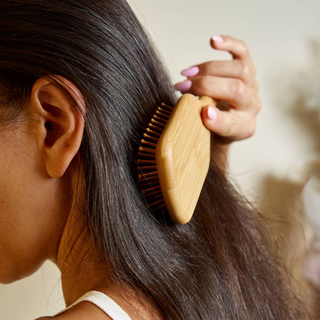 Bamboo Paddle Hairbrush - Square | Bestseller