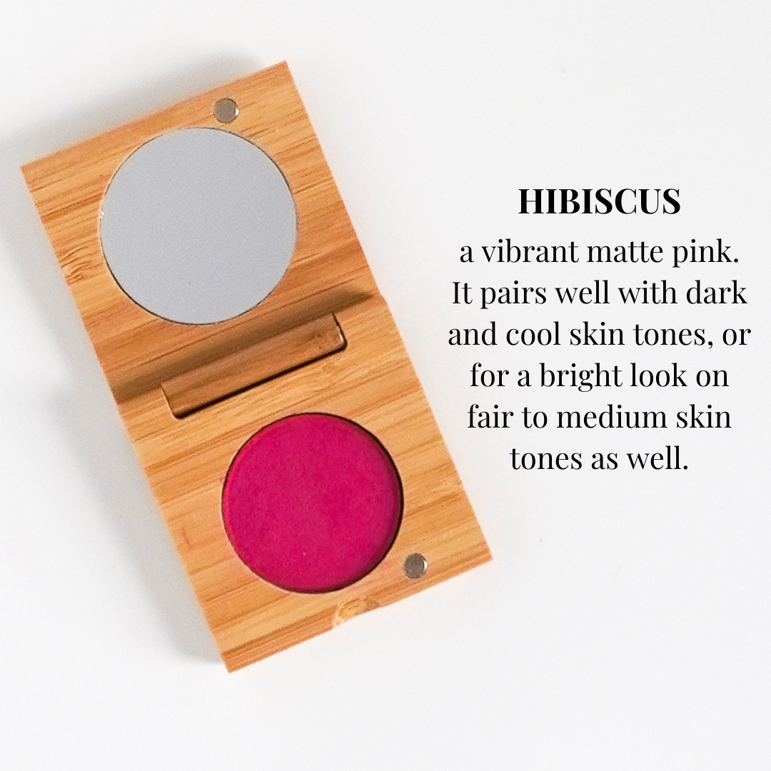Pressed Mineral Blush | Refillable Zero Waste Makeup: Wild Rose