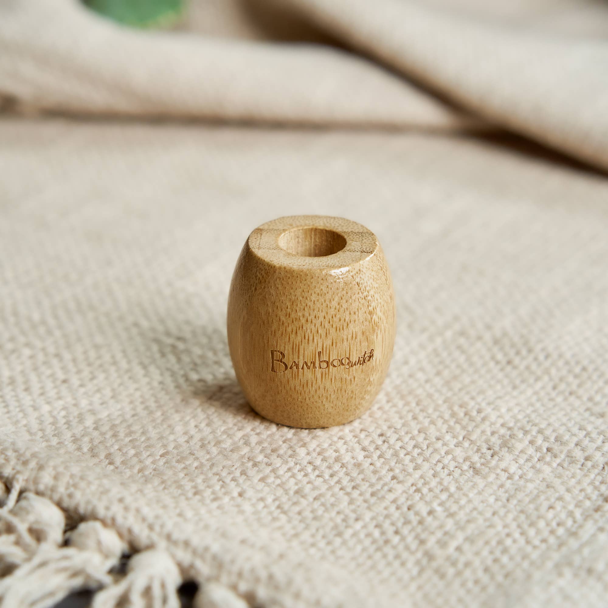 Bamboo Toothbrush Stand: Flat