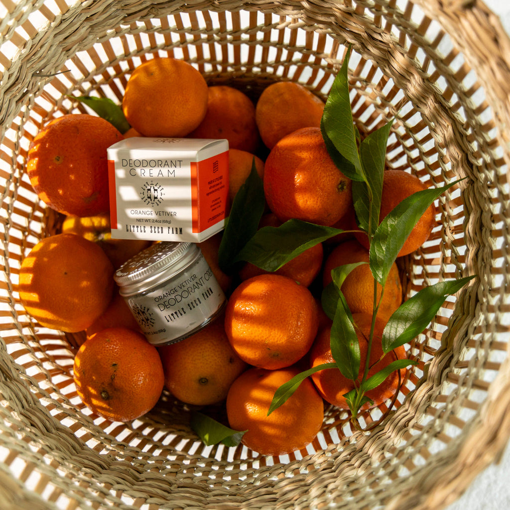 Orange Vetiver Deodorant Cream - Summer Seasonal