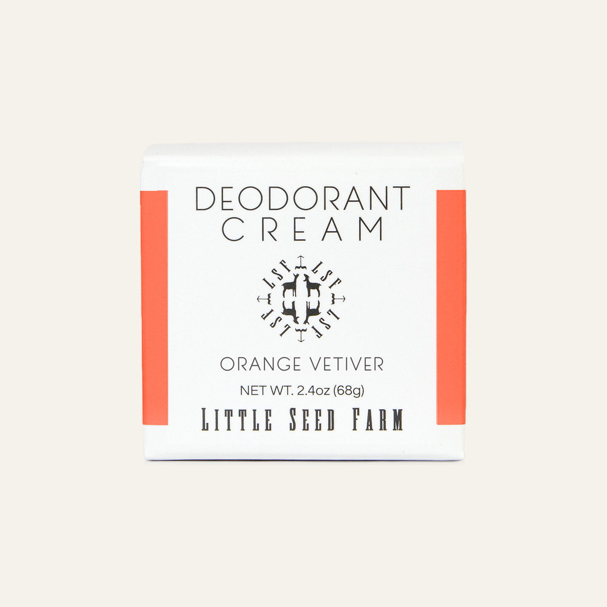 Orange Vetiver Deodorant Cream - Summer Seasonal