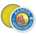 Badger Aromatic Chest Rub, Organic Chest Congestion Relief: 2 oz Tin