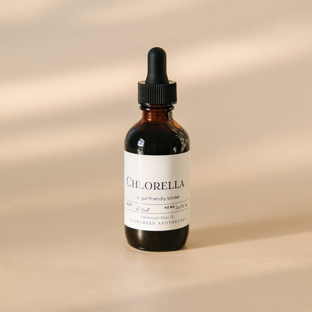 Chlorella, gut friendly binder - tincture
