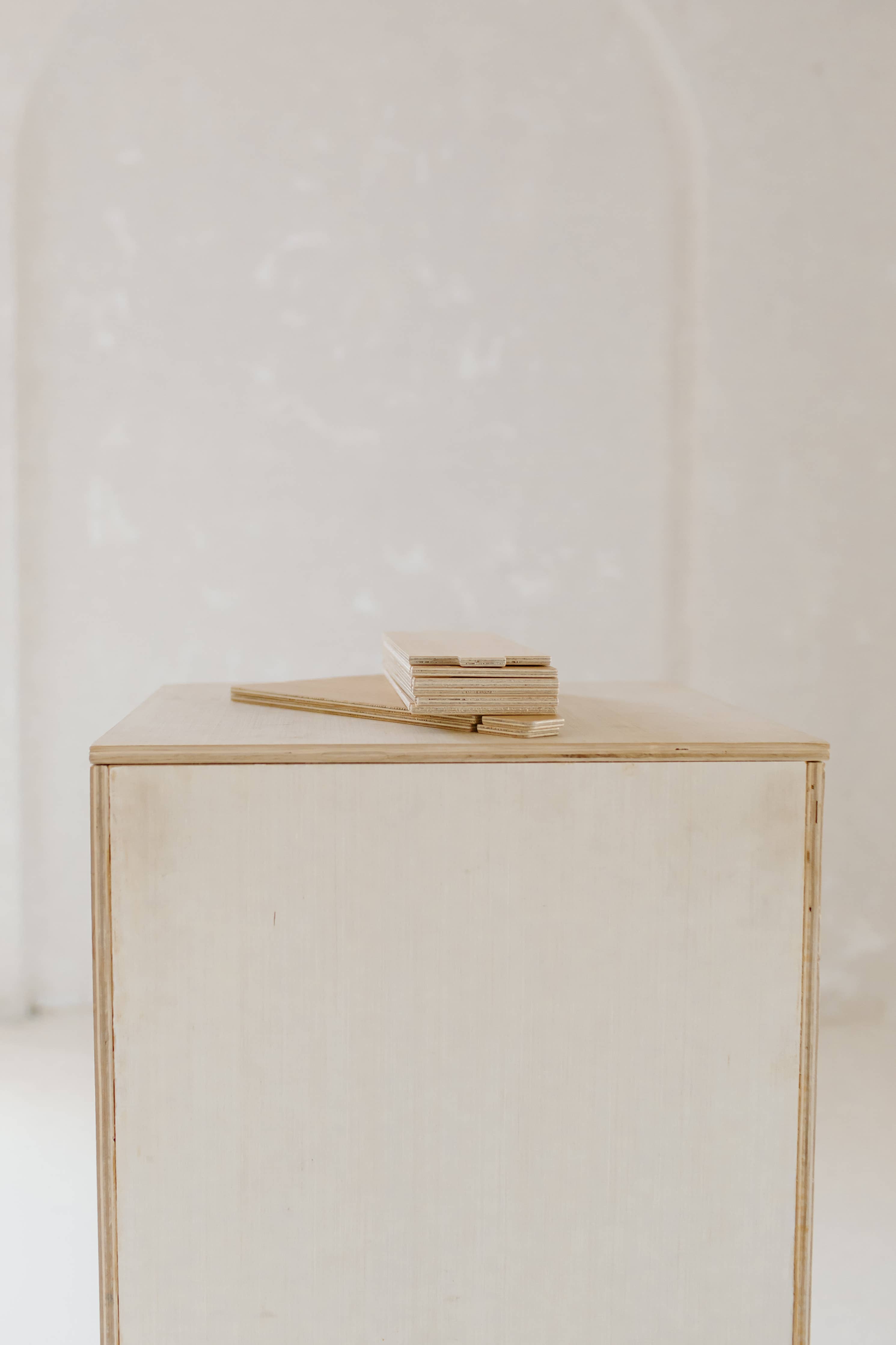 3-Tiered Birch Shelf (13")