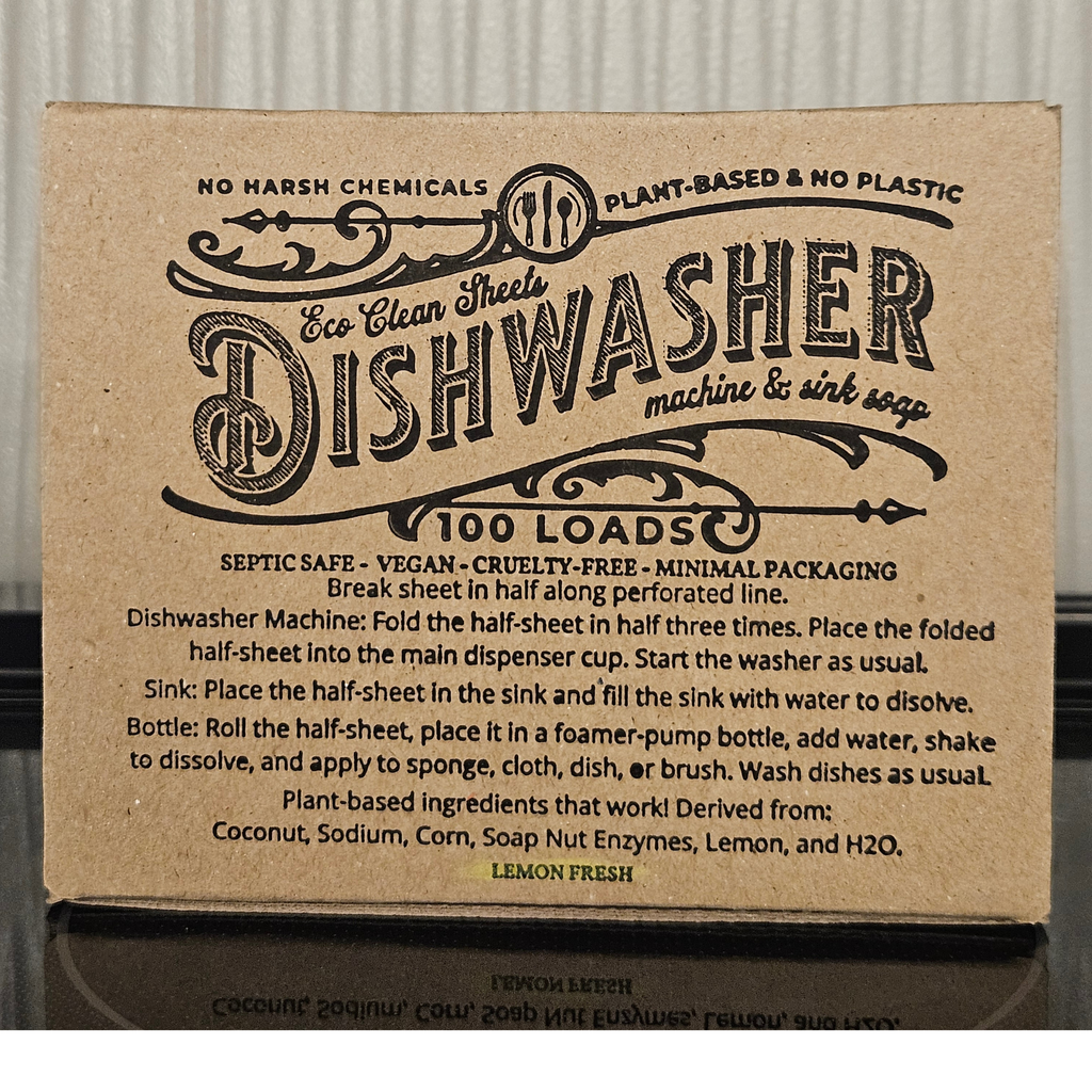 Dishwasher Sheets | 100 Loads