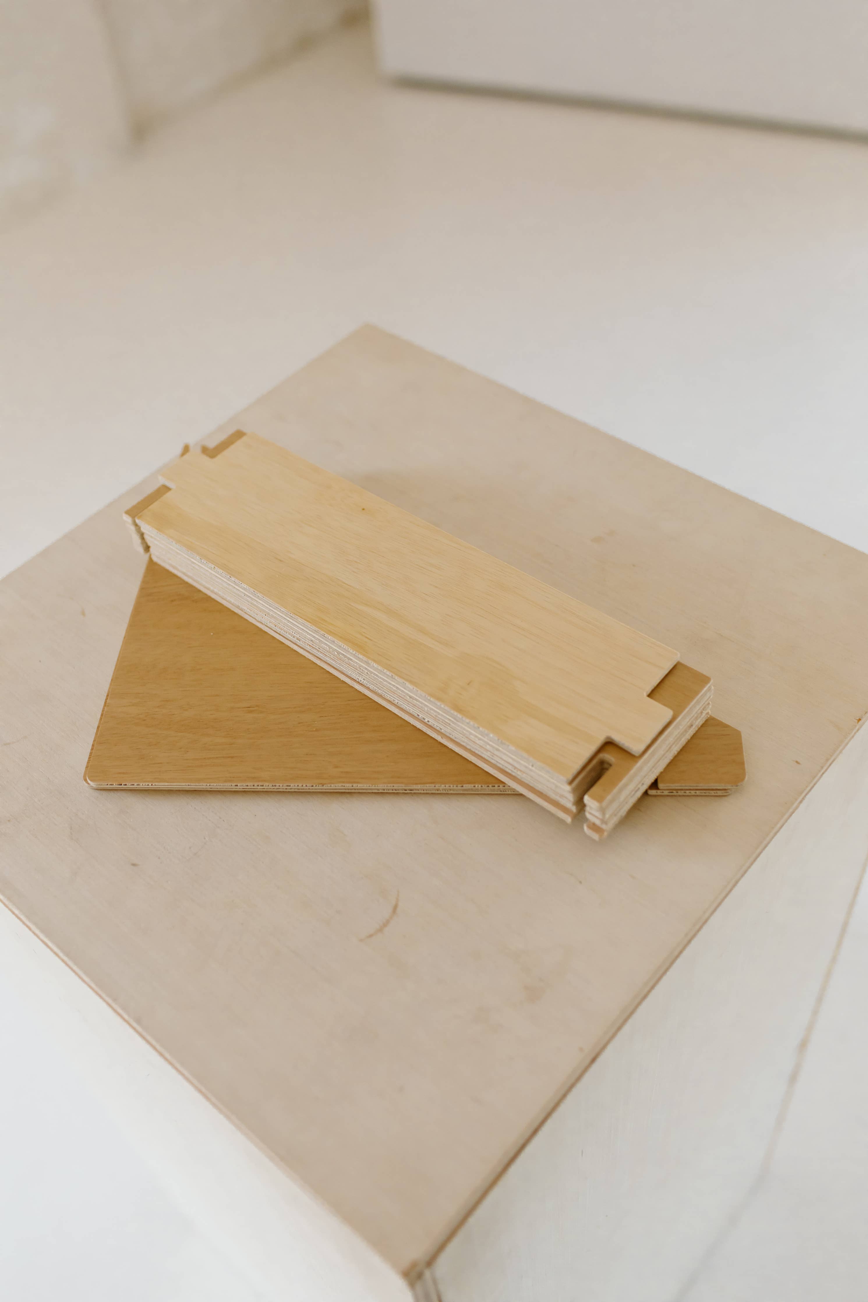 3-Tiered Birch Shelf (13")