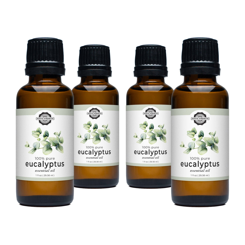 Eucalyptus Essential Oil: - 1 oz Retail Glass Vials