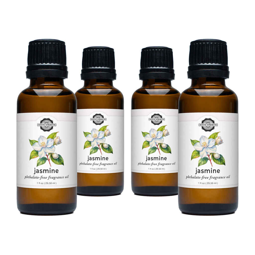 Jasmine Phthalate-Free Fragrance Oil: - 1 oz Retail Glass Vials