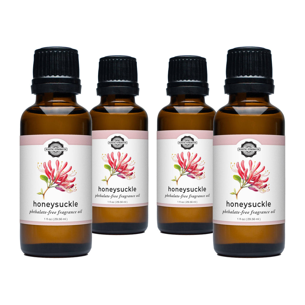 Honeysuckle Phthalate-Free Fragrance Oil: - 1 oz Retail Glass Vials