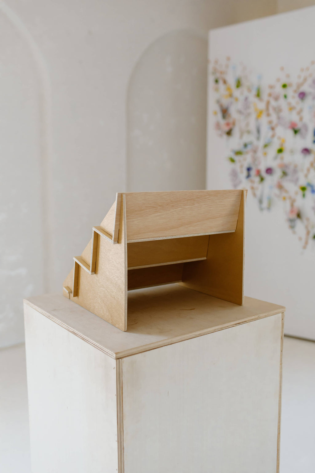 3-Tiered Birch Shelf (13")