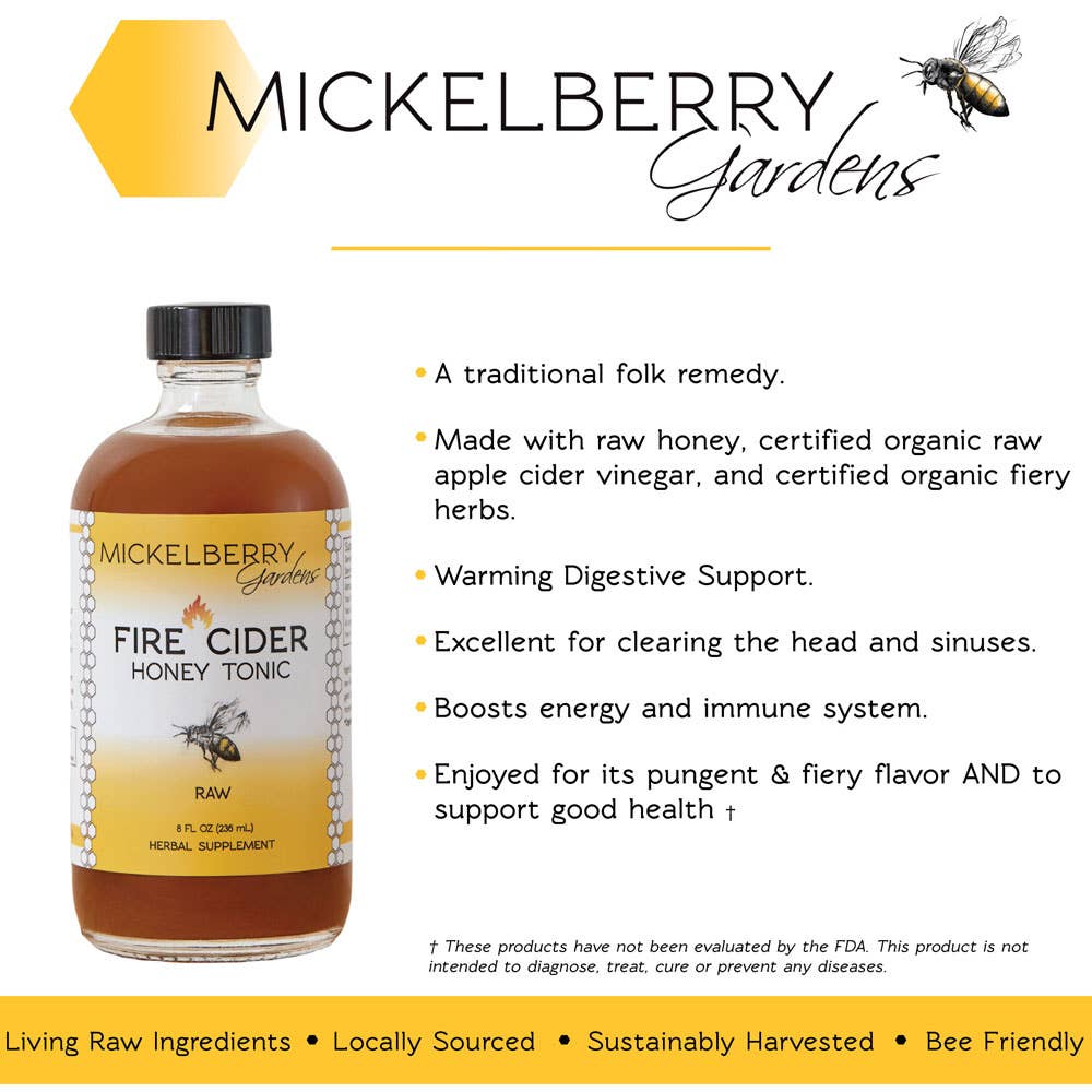 Fire Cider Honey Tonic — immune booster: 8oz