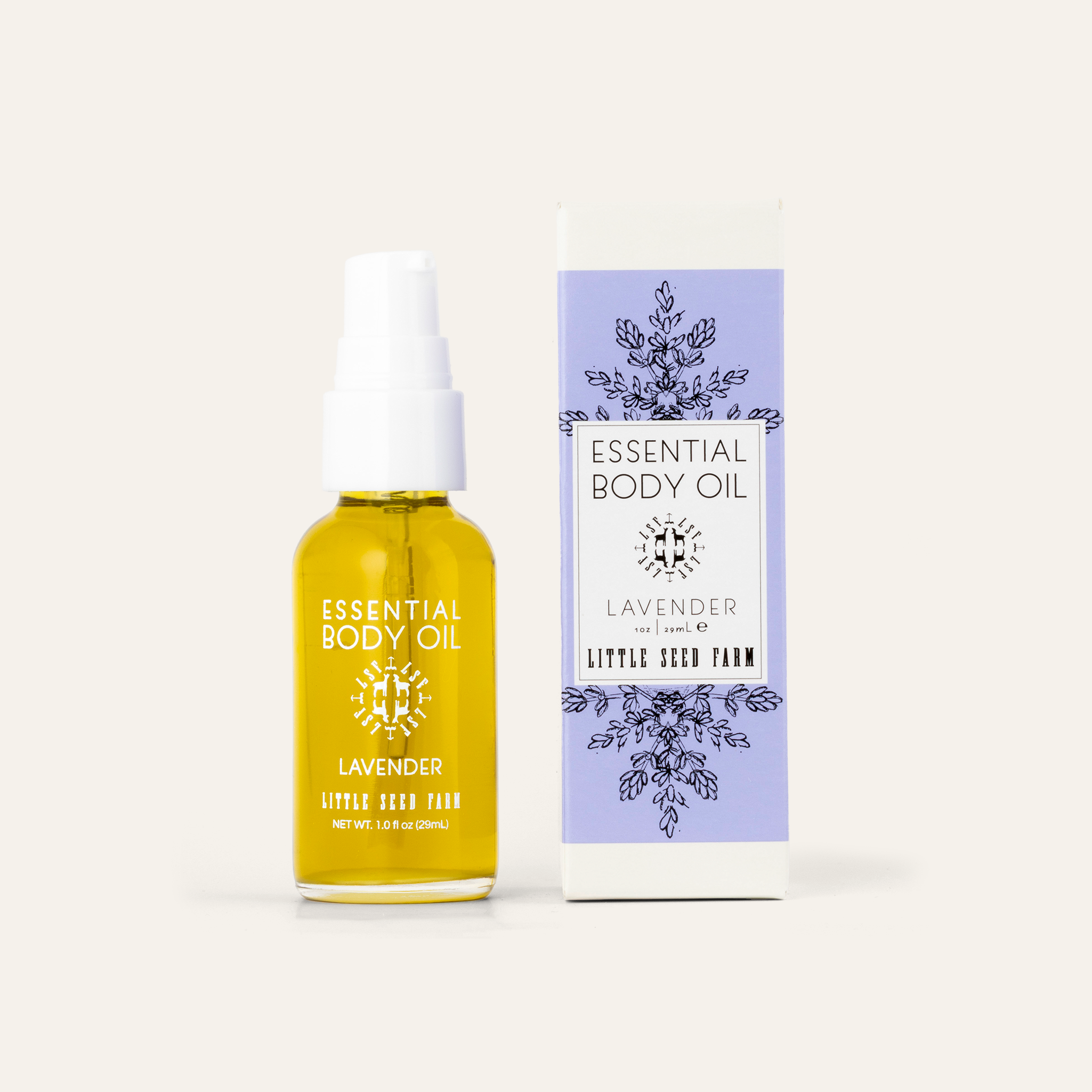 Mini Lavender Essential Body Oil - 1oz
