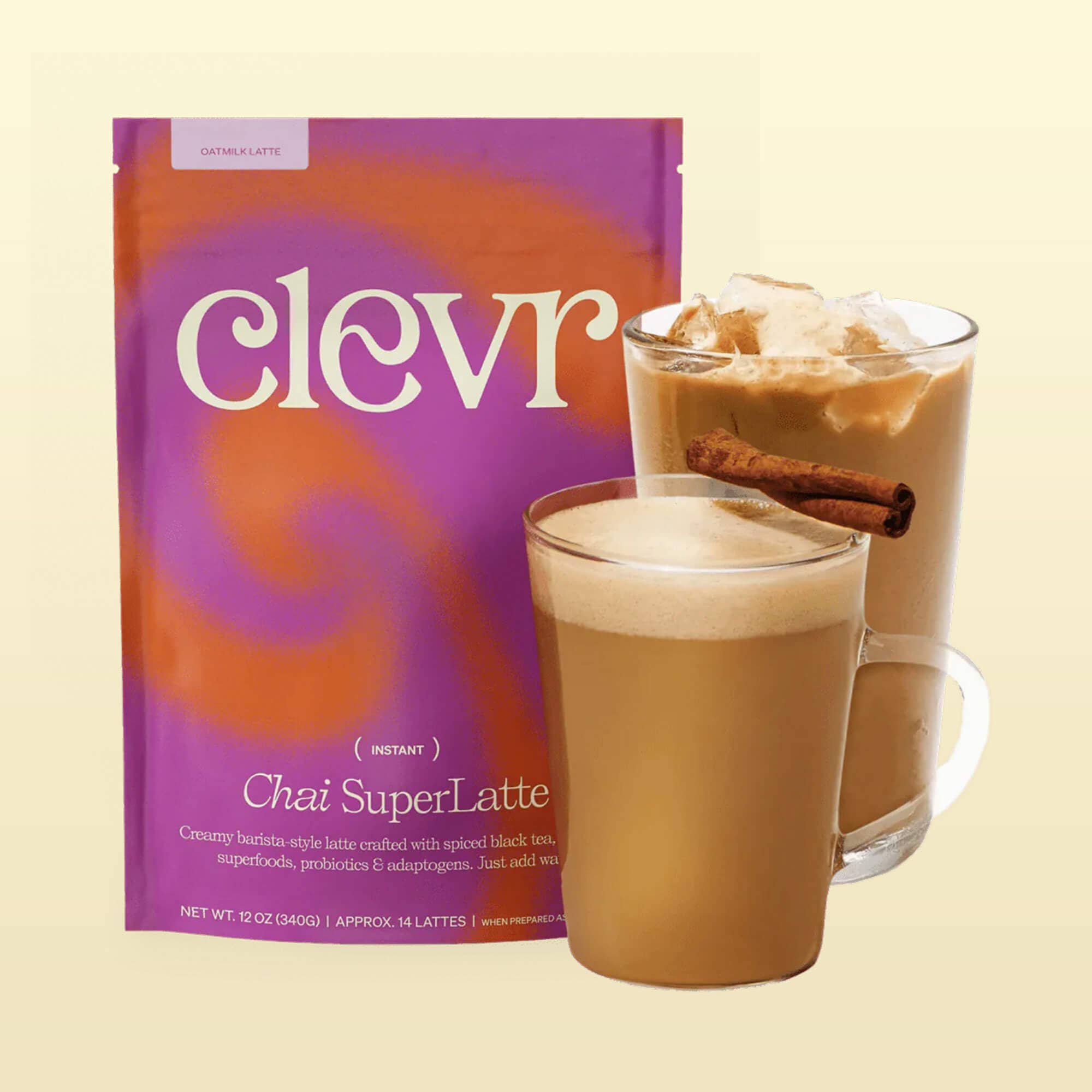 Chill Chai SuperLatte (14 or 30 Servings) | Caffeine-Free Instant Chai Latte Blend: 14 Lattes