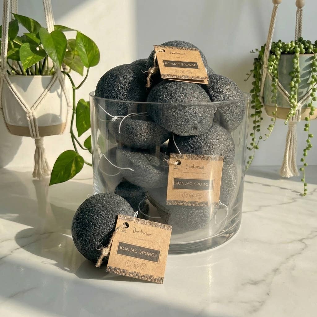 Natural Konjac Facial Cleansing Sponge | Earth Day Best: White